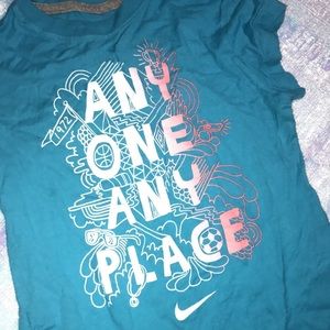 Girl Nike shirt